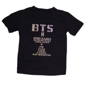 BTS k-pop Love Yourself black tour crew neck tee shirt‎ unisex L